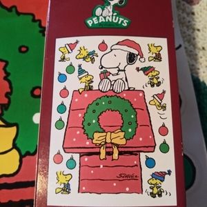 Peanuts Snoopy Woodstock movable decorations Hallmark Vintage Christmas KCMO USA